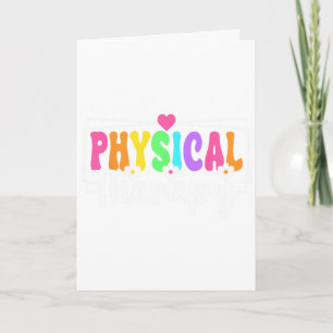 Physical Therapy Ck To School Physical Therapist Card