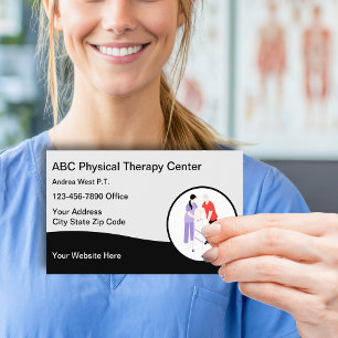 Physical Therapy Clinic Business Cards
