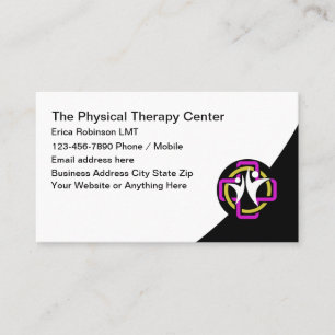 Physical Therapy Clinic Therapist Business Cards