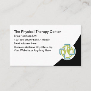 Physical Therapy Clinic Therapist Business Cards