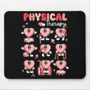 Physical Therapy Cute Candy Heart Valentines Pt Th Mouse Mat