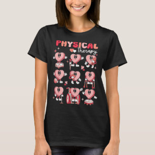 Physical Therapy Cute Candy Heart Valentines Pt Th T-Shirt