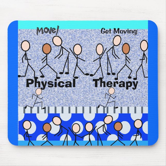 Physical Therapy Employee Gifts Mouse Mat (Front)