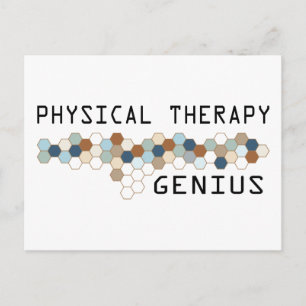 Physical Therapy Genius Postcard
