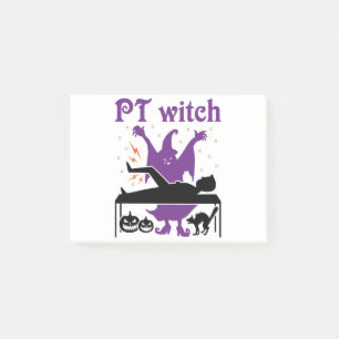 Physical Therapy Halloween PT Witch Post-it Notes