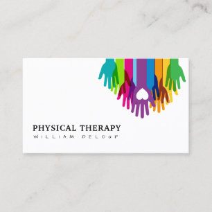 Physical Therapy Health Business Card