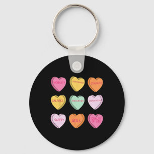 Physical Therapy Hearts Candy Valentine Day Pt The Key Ring