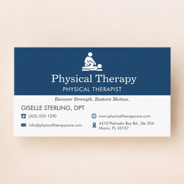 Physical Therapy Office  Business Card (Creator Uploaded)