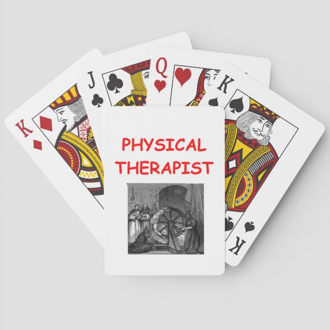 physical therapy playing cards (Back)