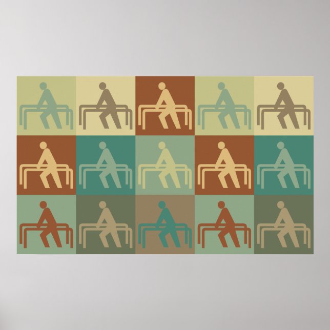 Physical Therapy Pop Art Poster (Front)