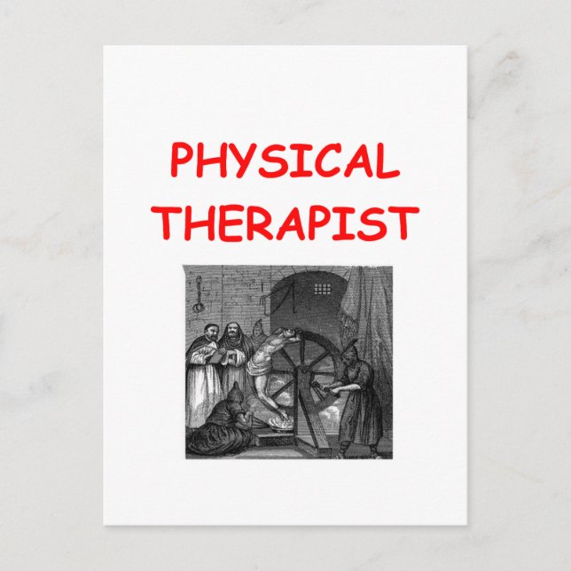 physical therapy postcard (Front)