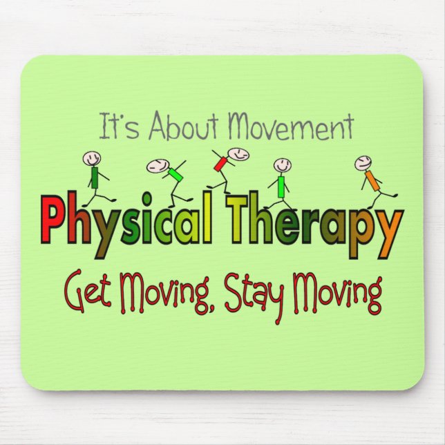 Physical Therapy Products and Gifts Mouse Mat (Front)