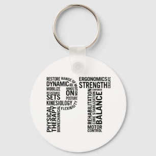 Physical Therapy PT Key Ring