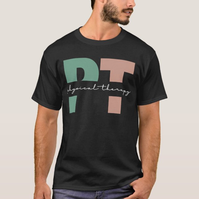 Physical Therapy PT Student Graduation Path T-Shir T-Shirt (Front)