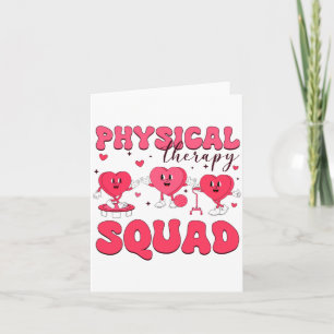 Physical Therapy Squad Valentines Day Pt Pta Vale Card
