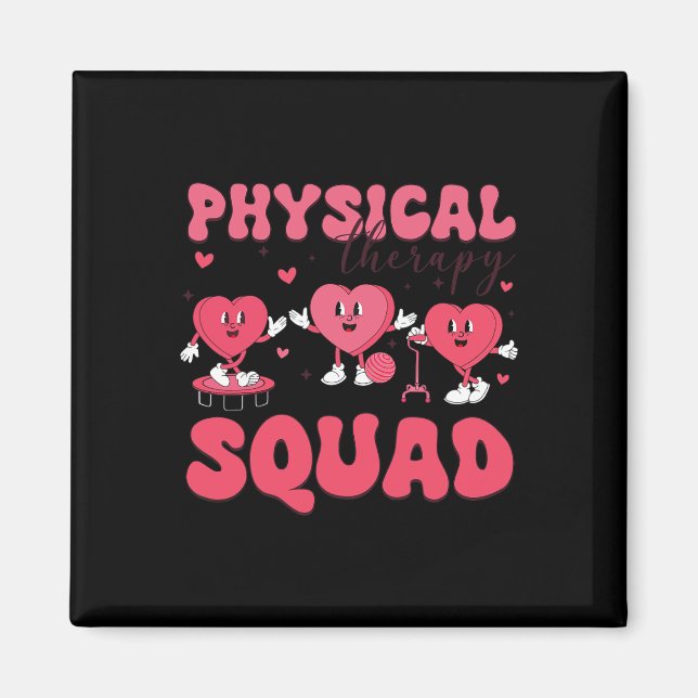 Physical Therapy Squad Valentine's Day Pt Pta Vale Magnet (Front)