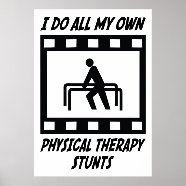 Physical Therapy Stunts Poster (Front)