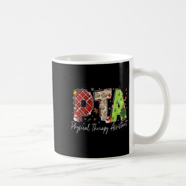 Physical Therapy Therast Istant Pta Santa Christma Coffee Mug (Right)