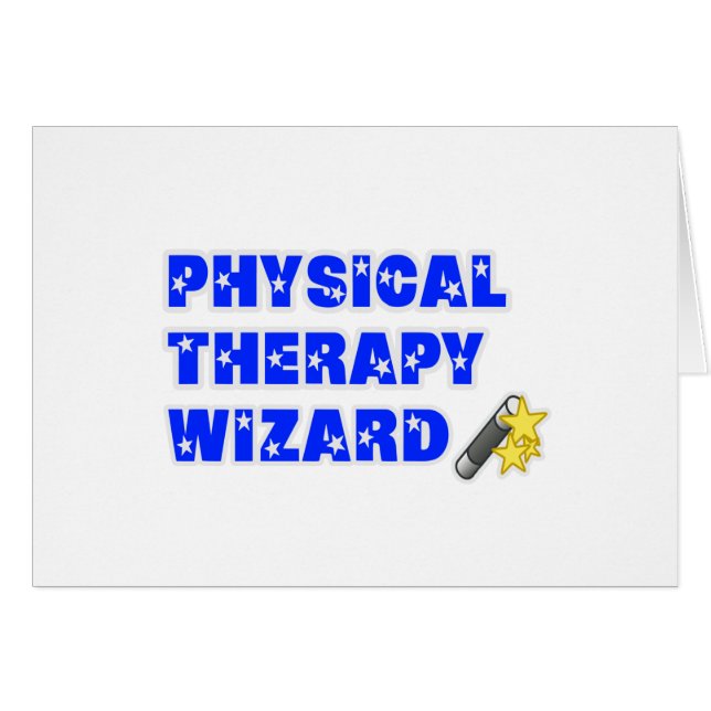 Physical Therapy Wizard (Front Horizontal)