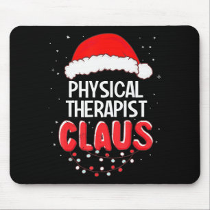 Physical Therast Santa Claus Christmas Matching Co Mouse Mat