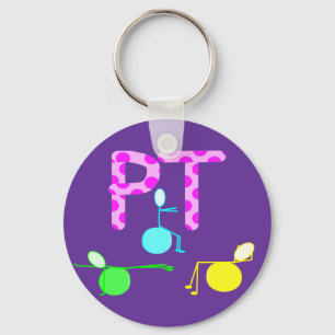 Physical Therpist Gifts With Unique Graphics Key Ring