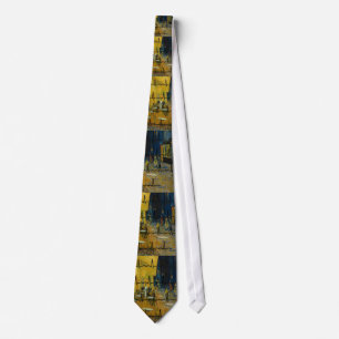 Physician Art Tie by Van Gogh "Cafe Terrace"