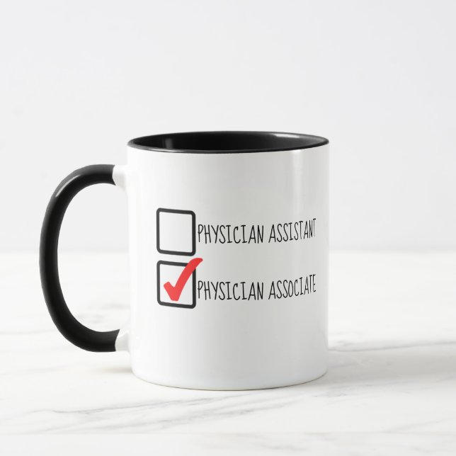 Physician Assistant Associate CheckBox Mug (Left)