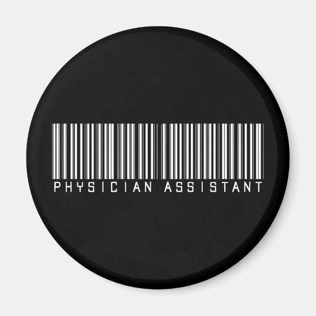 Physician Assistant Bar Code Magnet (Front)