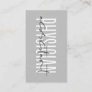 Physician Assistant Business Card