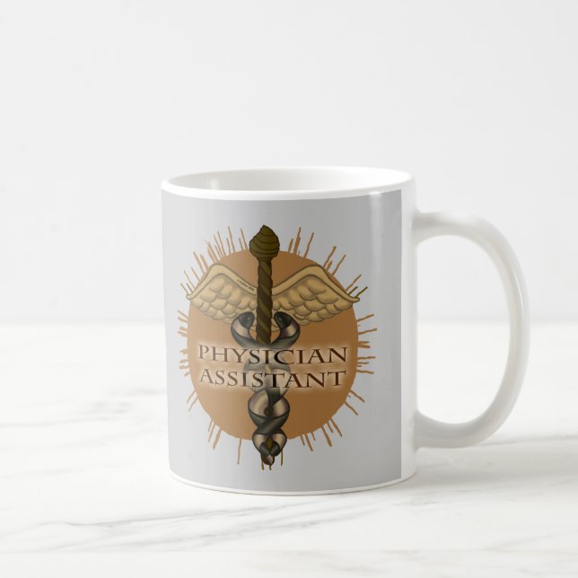 Physician Assistant Caduceus Coffee Mug (Right)