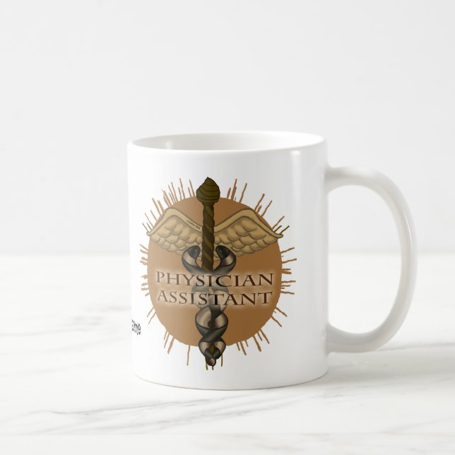 Physician Assistant Caduceus Coffee Mug (Right)
