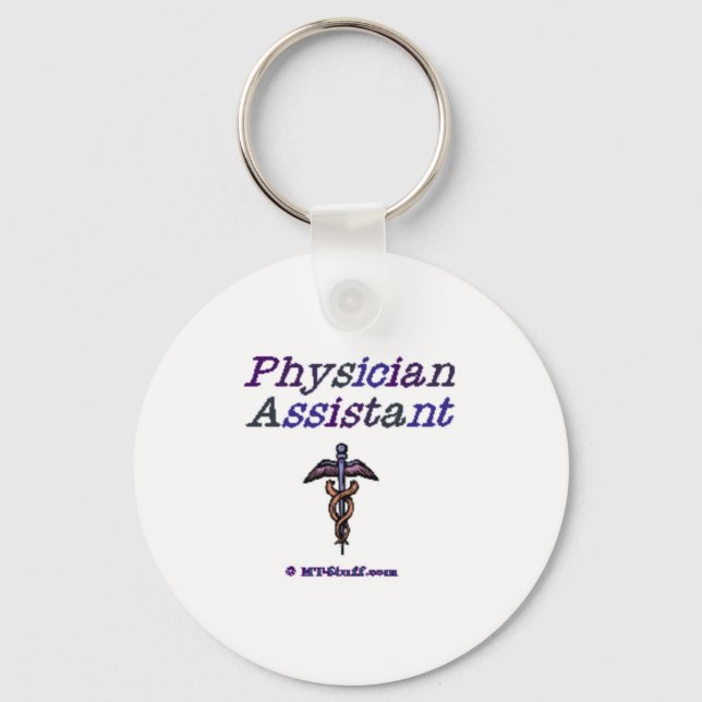 Physician Assistant - Caduceus Key Ring (Front)