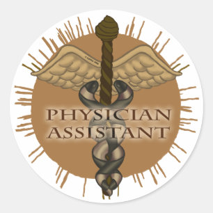 Physician Assistant Caduceus Sticker