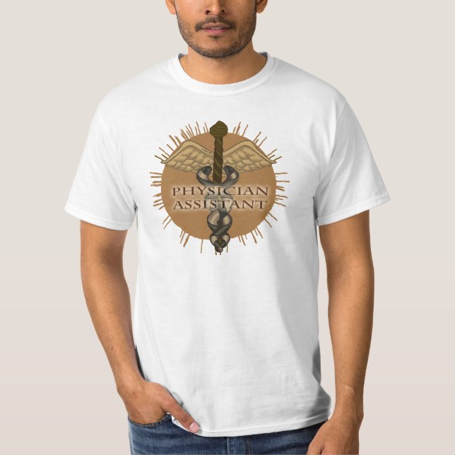 Physician Assistant Caduceus T-Shirt (Front)