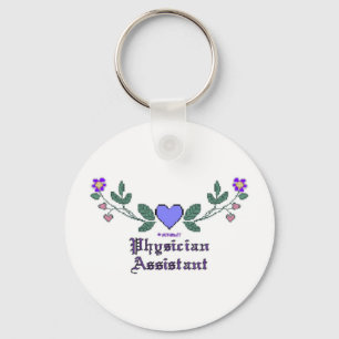 Physician Assistant Cross Stitch Key Ring