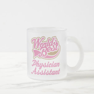 Physician Assistant Gift Frosted Glass Coffee Mug