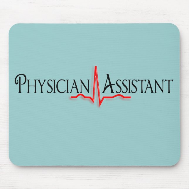 Physician Assistant Gifts, QRS Design Mouse Mat (Front)