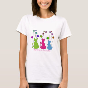 Physician Assistant Gifts Whimsical Cats Design T-Shirt