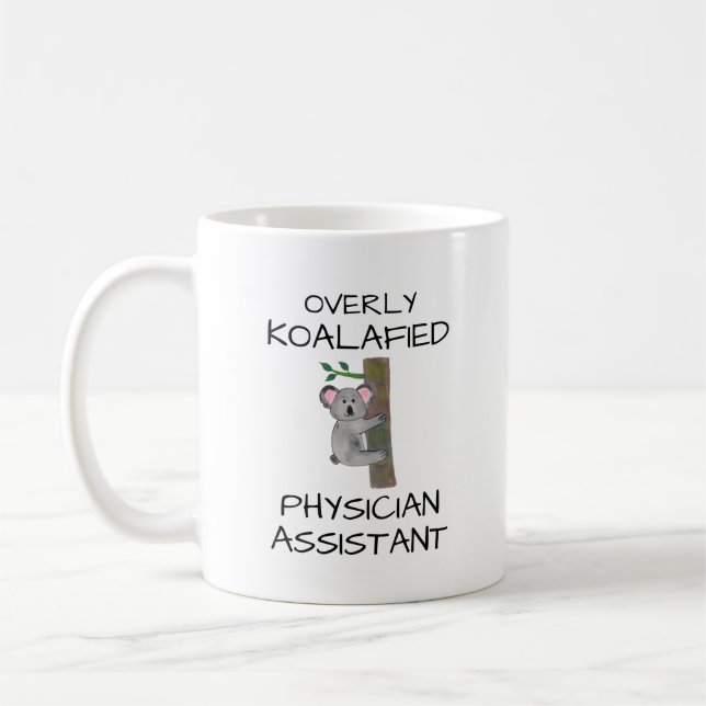 Physician Assistant Graduation Congratulation Gift Coffee Mug (Left)
