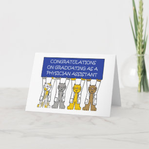 Physician Assistant Graduation Congratulations Card