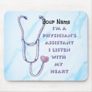 Physician Assistant Heart  Mouse Mat
