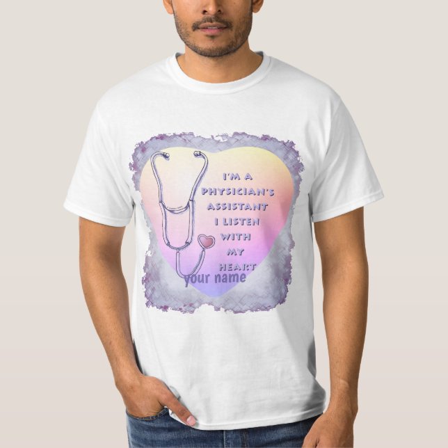 Physician Assistant Heart T-Shirt (Front)