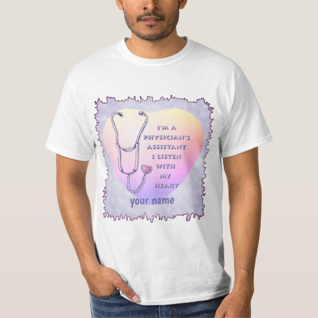 Physician Assistant Heart T-Shirt (Front)