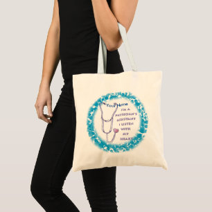 Physician Assistant Heart tote bag