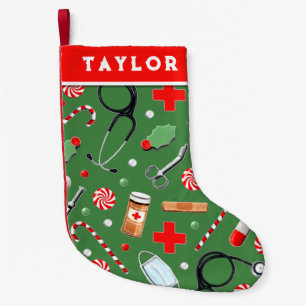 Physician Assistant Holiday Gift Small Christmas Stocking