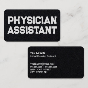 Physician Assistant PA-C Business Card