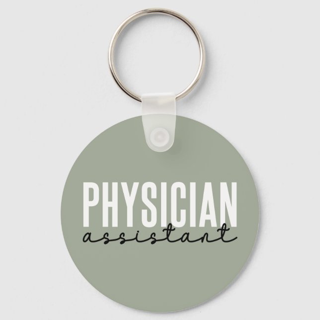 Physician Assistant Physician Associate PA School Key Ring (Front)
