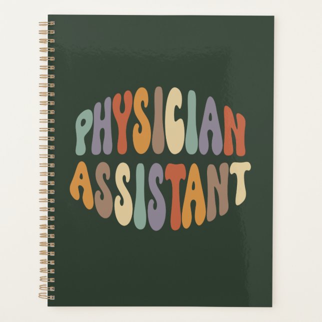 Physician Assistant Proud Career Profession Planner (Front)