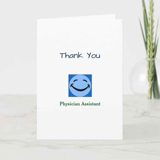 Physician Assistant Thank You (Front)