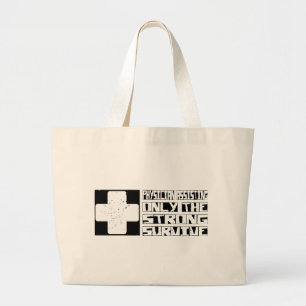 Physician Assisting Survive Large Tote Bag